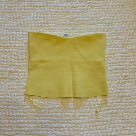 A.L.C. Dean Top in Citrine Yellow Size Small - Picture 3 of 5